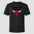 Men's Chicago Bulls Black Performance T-Shirt - Black