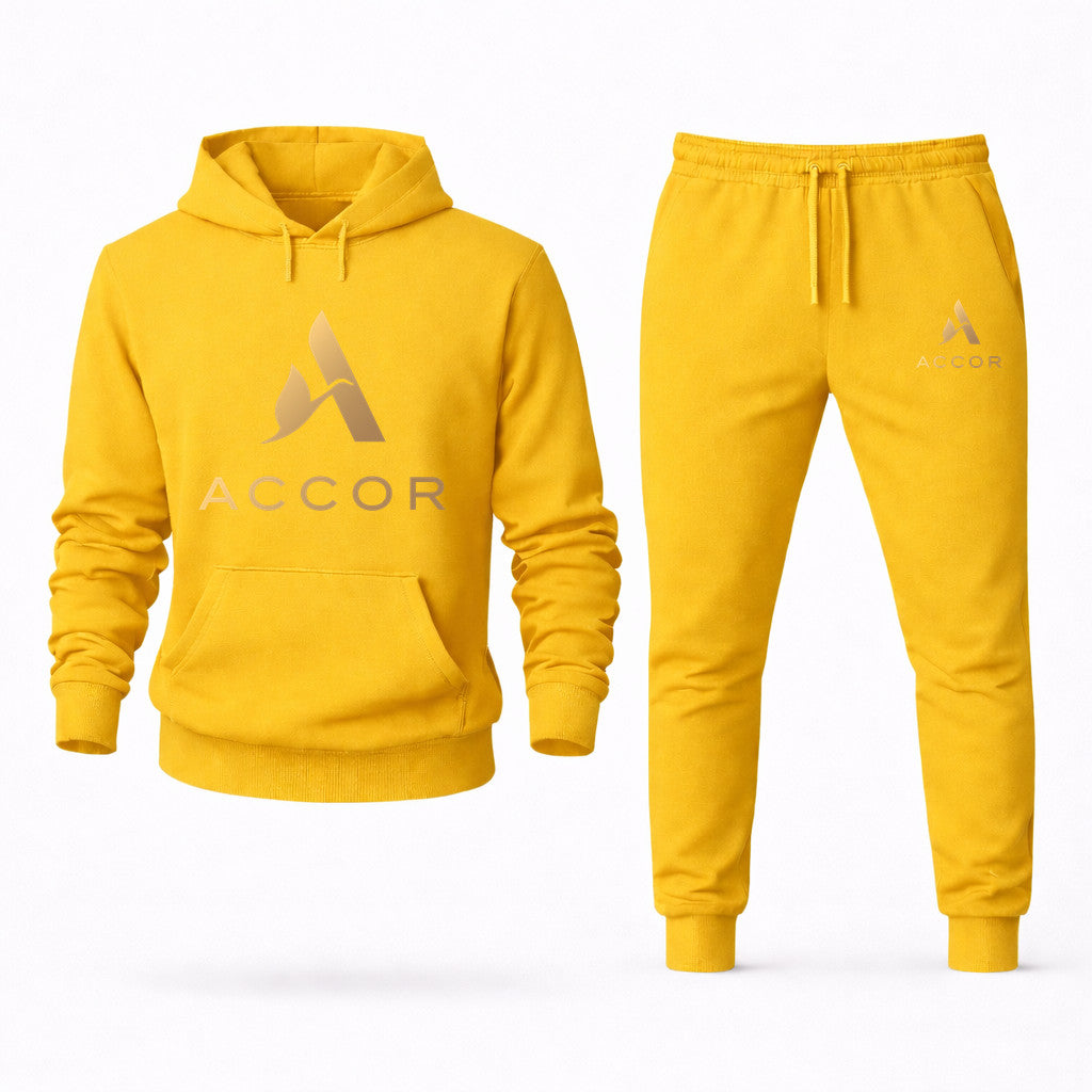 Accor Hoodie and Joggers Set - Yellow