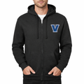 Men's Villanova Wildcats Zipper Hoodie - Black