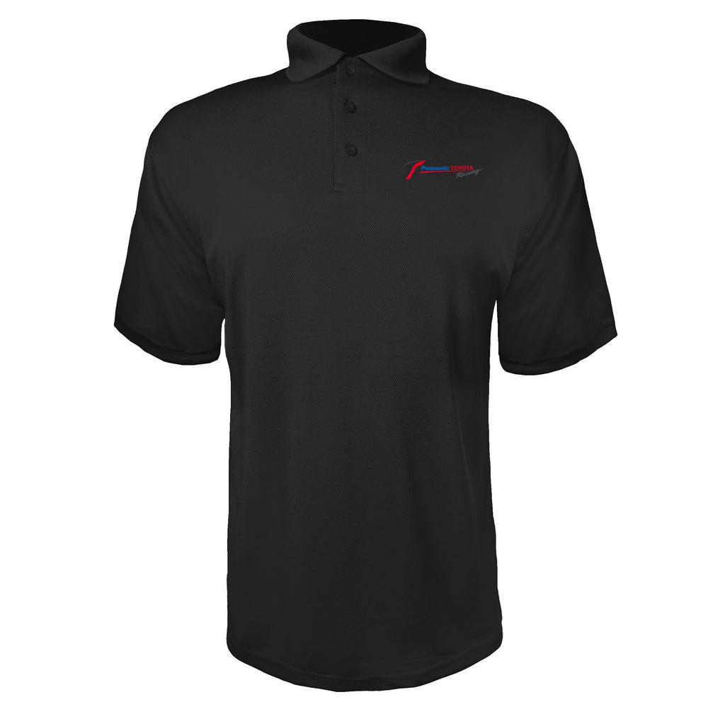 Panasonic Toyota Racing Black polyester polo