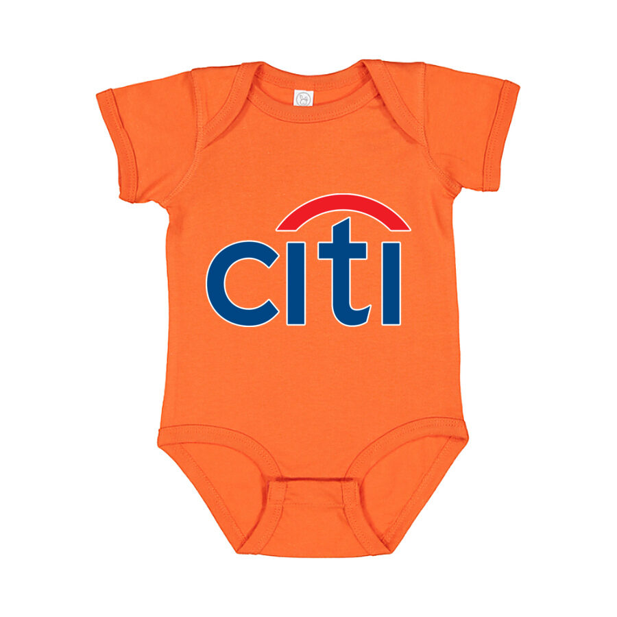 Citi Bank Baby Romper Onesie - Orange