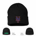 New York Mets Black Beanie Hat