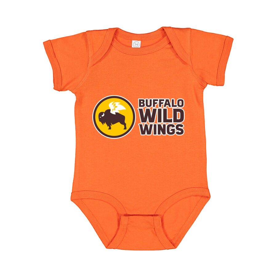 Buffalo Wild Wings Baby Romper Onesie - Orange