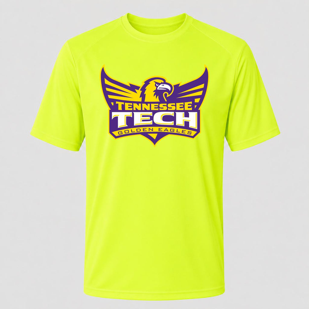 Men's Tennessee Tech Golden Eagles Performance T-Shirt - Safety Green