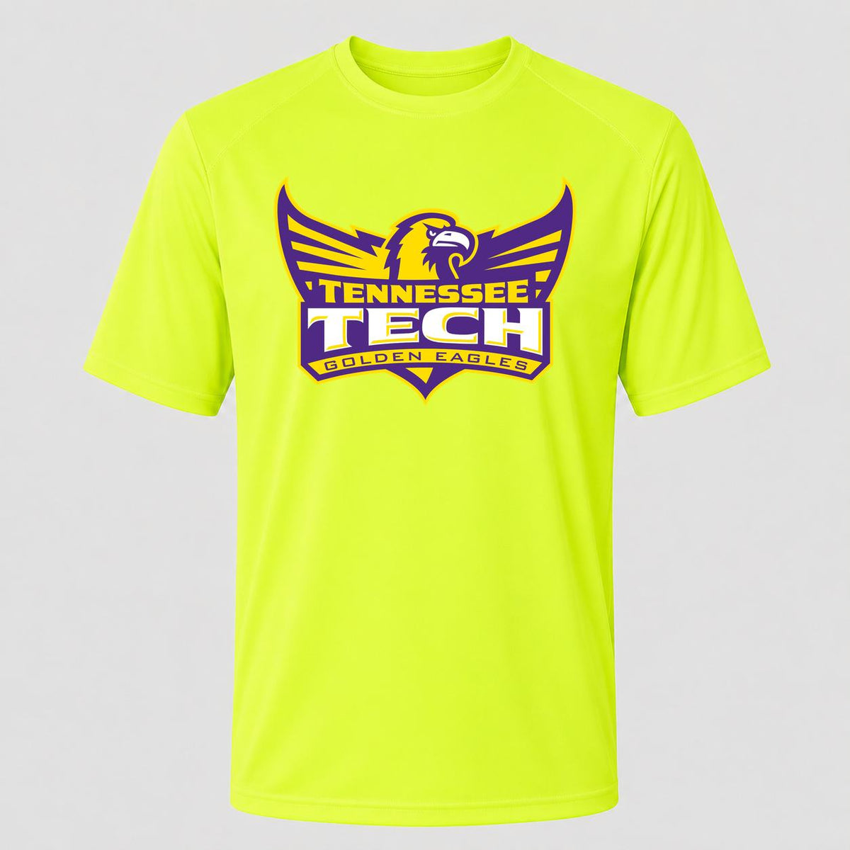 Men's Tennessee Tech Golden Eagles Performance T-Shirt - Safety Green