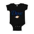 Dove Baby Romper Onesie - Black