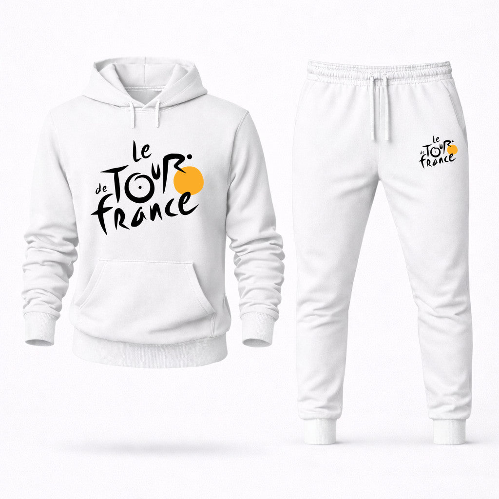 Tour de France Hoodie and Joggers Set - White