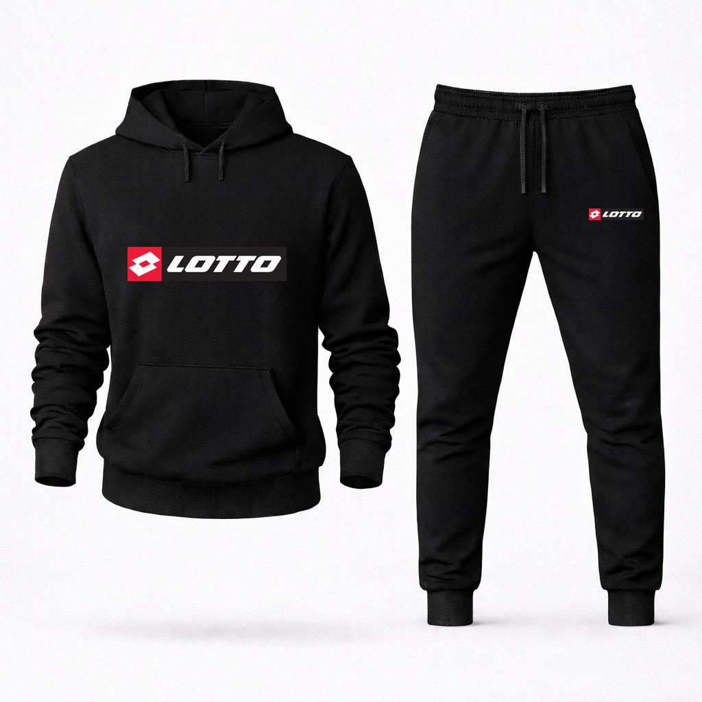 Lotto Hoodie and Joggers Set - Black