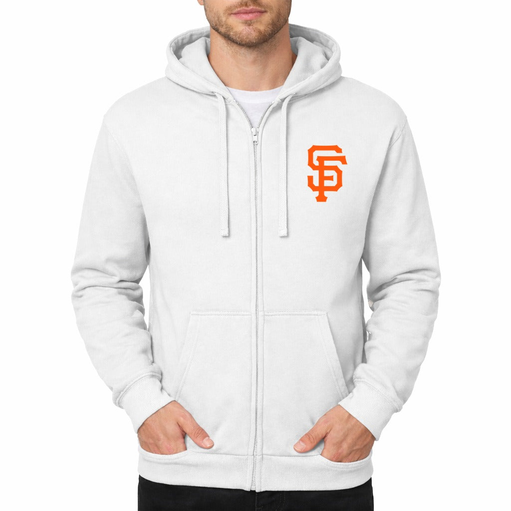 Men's San Francisco Giants Zipper Hoodie - White