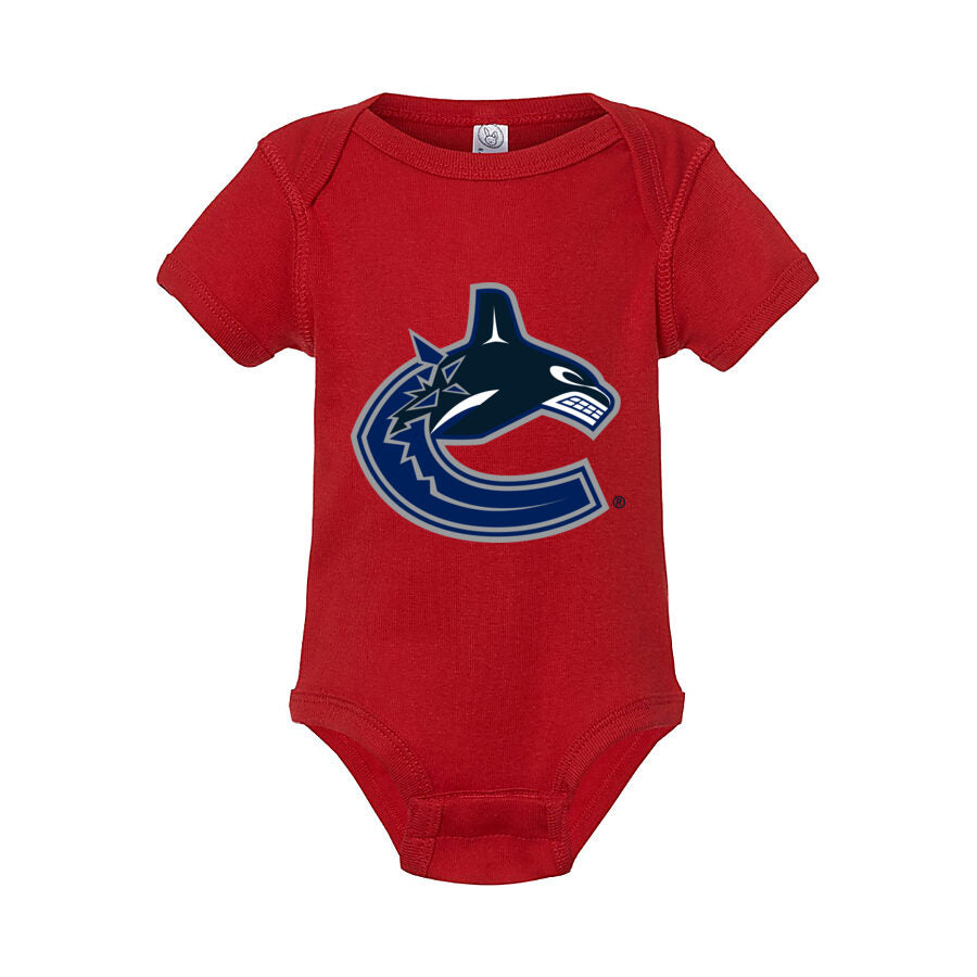 Vancouver Canucks Baby Romper Onesie - Red