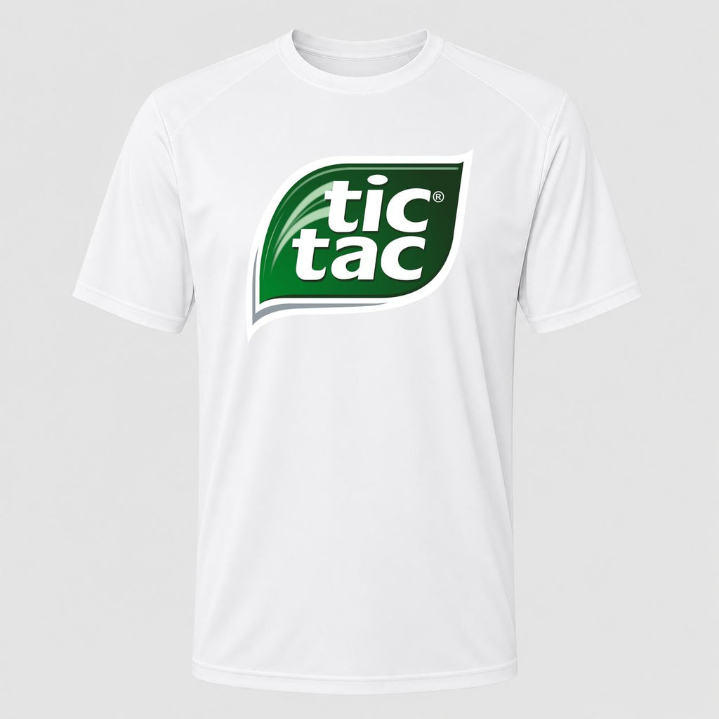 Men's Tic Tac Performance T-Shirt - White