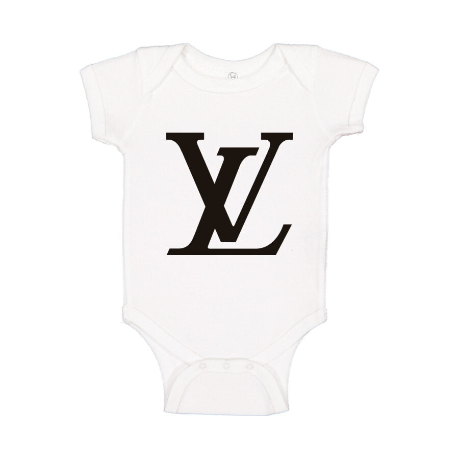 Louis Vuitton Baby Romper Onesie - White