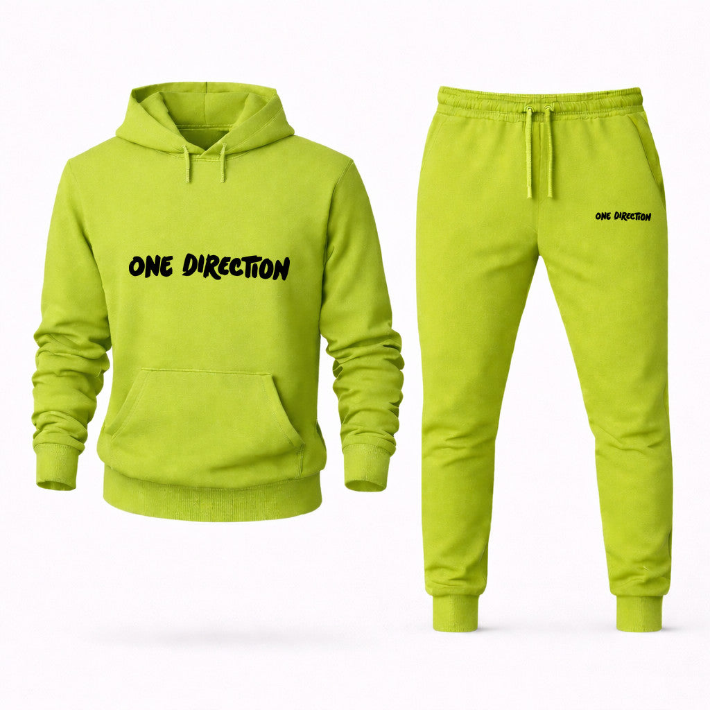 One Direction Hoodie and Joggers Set - Lime Green
