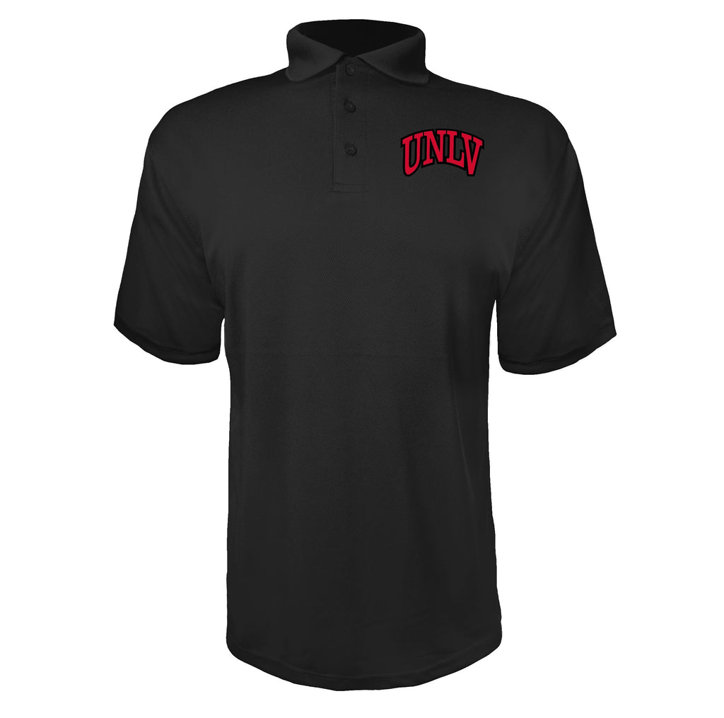 UNLV Rebels Black polyester polo
