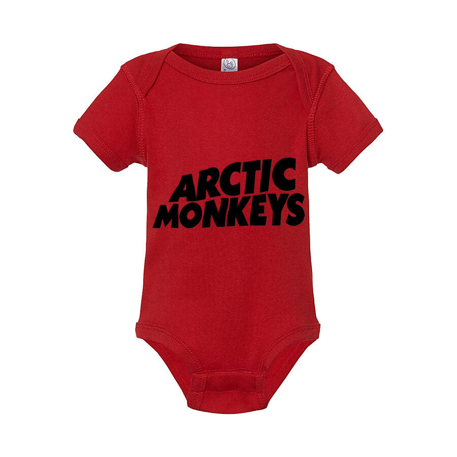 Arctic Monkeys Baby Romper Onesie - Red
