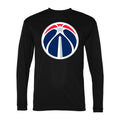 Men's Washington Wizards Polyester Long Sleeve T-Shirt - Black