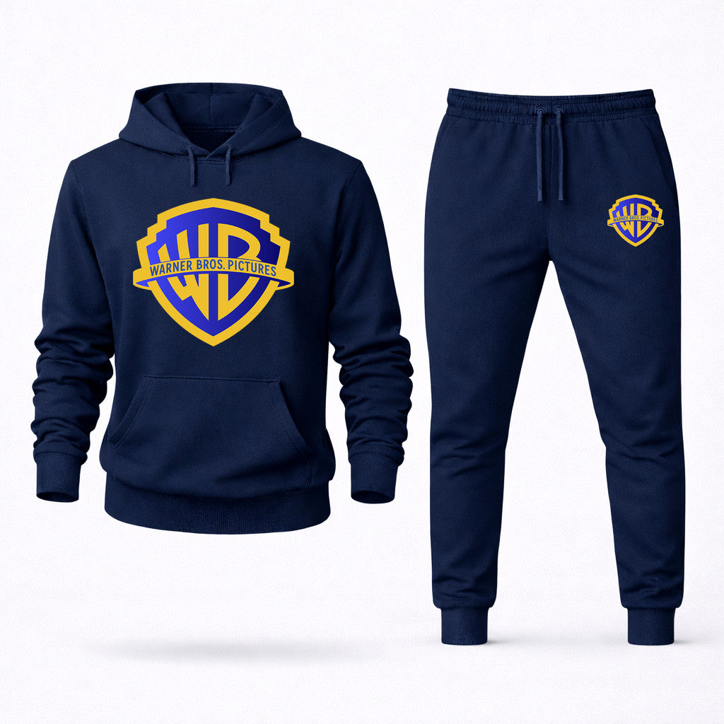 Warner Bros. Hoodie and Joggers Set - Navy