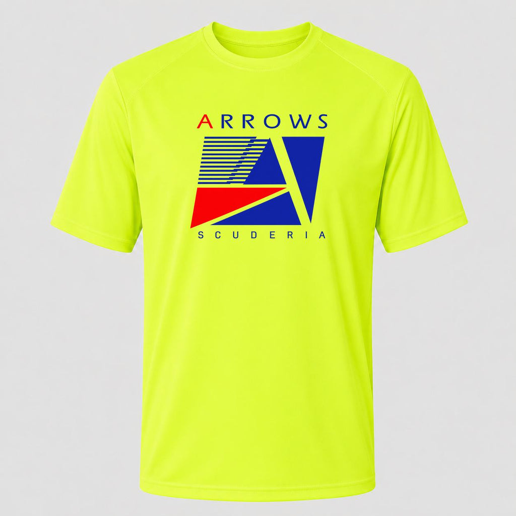 Men's Arrows F1 Team Performance T-Shirt - Safety Green