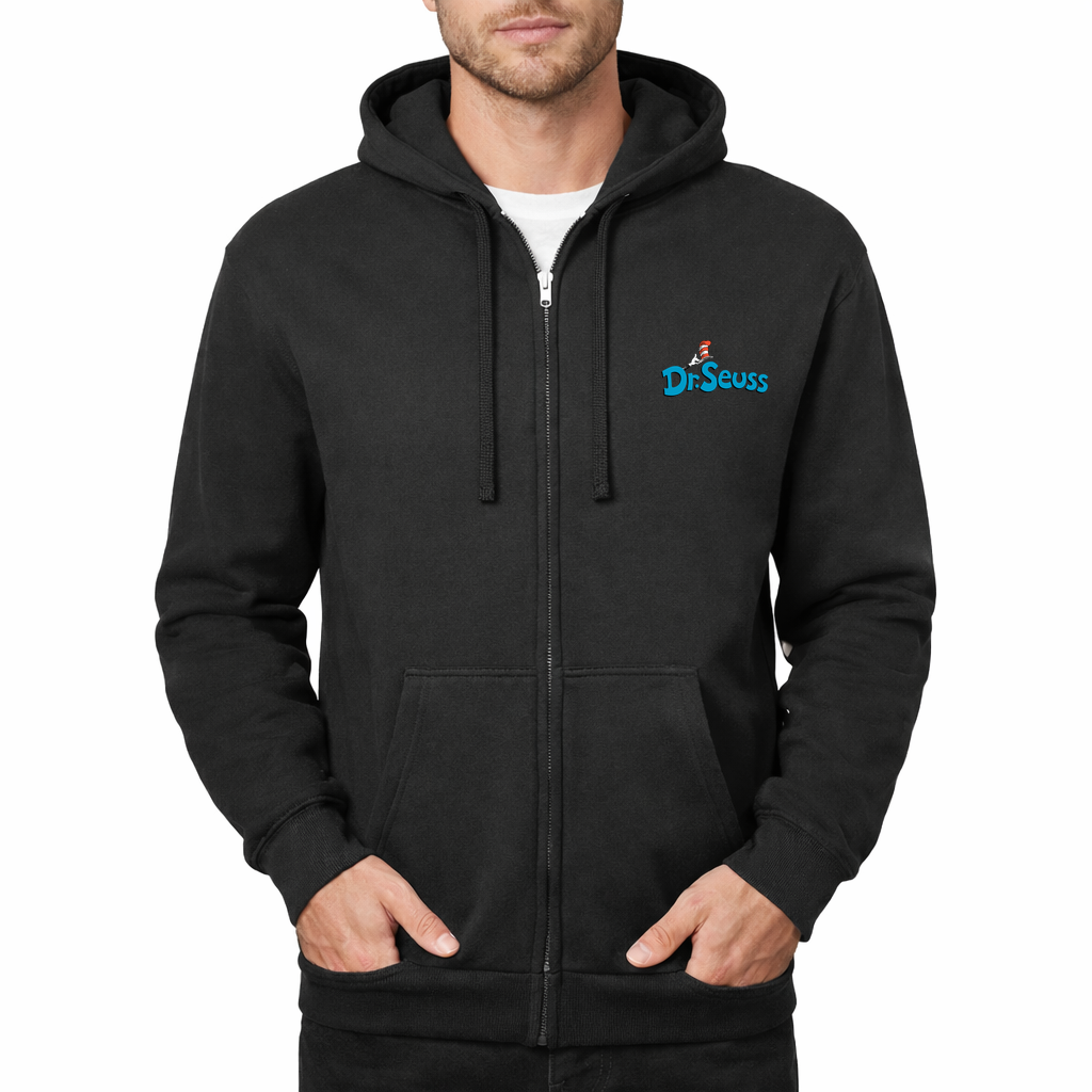 Dr. Seuss Zipper Hoodie - Black