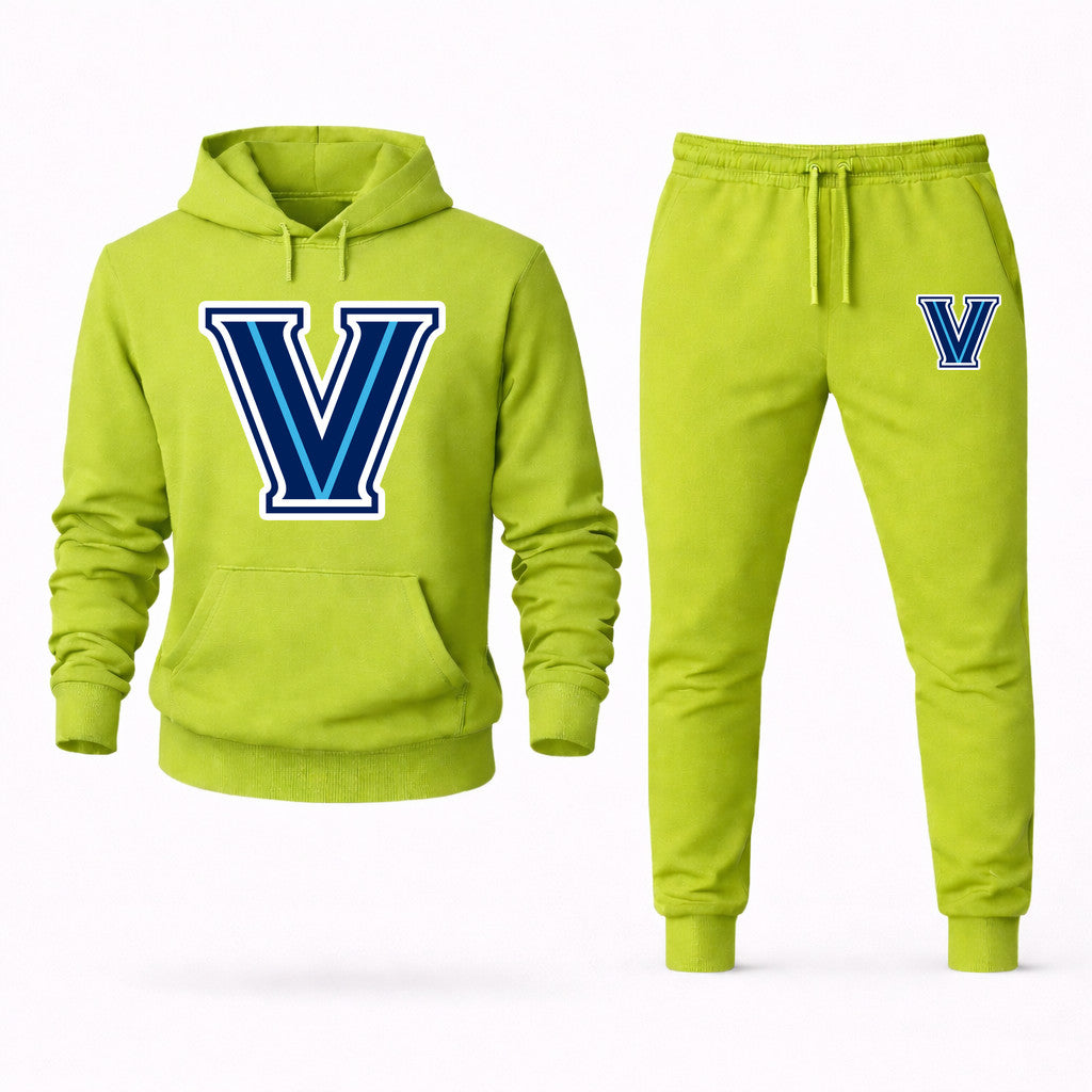 Villanova Wildcats Hoodie and Joggers Set - Lime Green