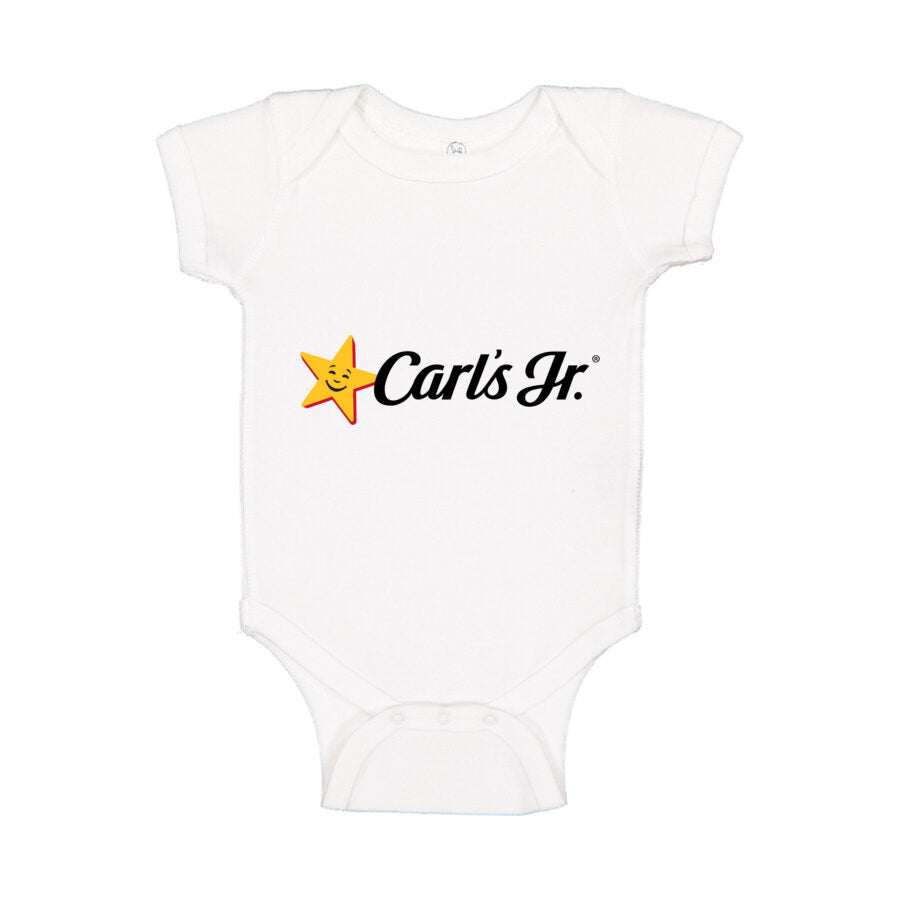 Carl's Jr. Baby Romper Onesie - White