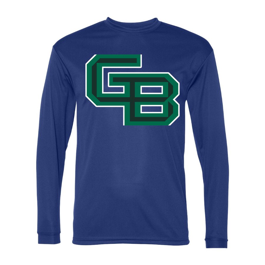 Men's Wisconsin Green Bay Phoenix Polyester Long Sleeve T-Shirt - Royal Blue