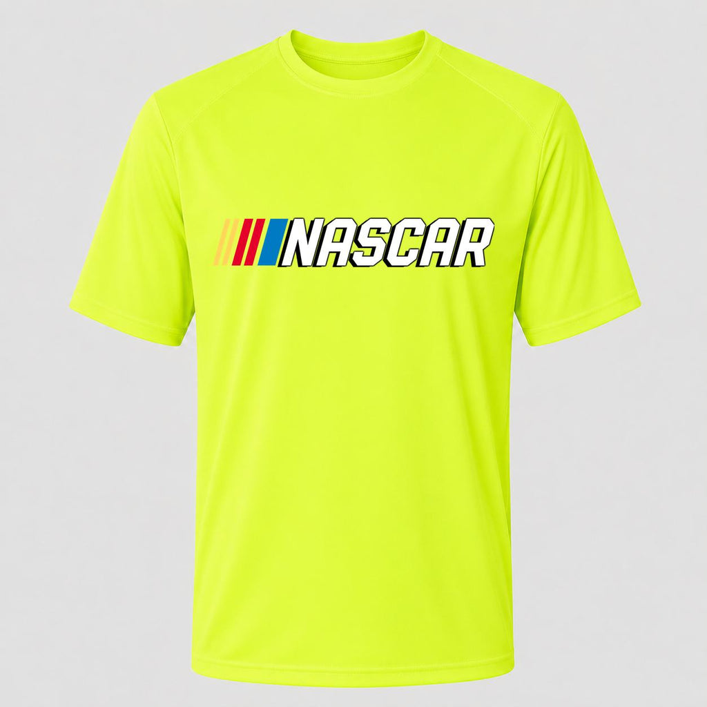 Men's Nascar Performance T-Shirt - Safety Green