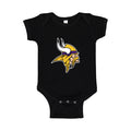 Minnesota Vikings Baby Romper Onesie - Black