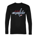 Men's Washington Capitals Polyester Long Sleeve T-Shirt - Black