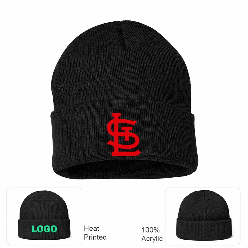 St. Louis Cardinals Black Beanie Hat