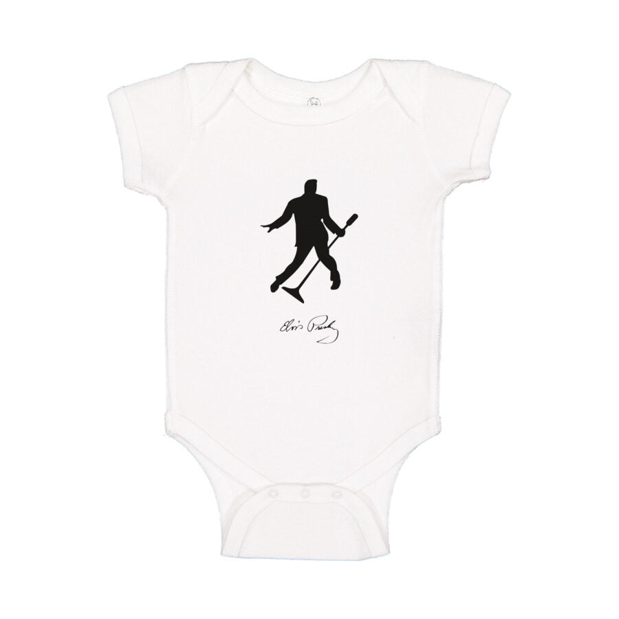 Elvis Presley Baby Romper Onesie - White