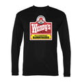 Men's Wendy's Polyester Long Sleeve T-Shirt - Black