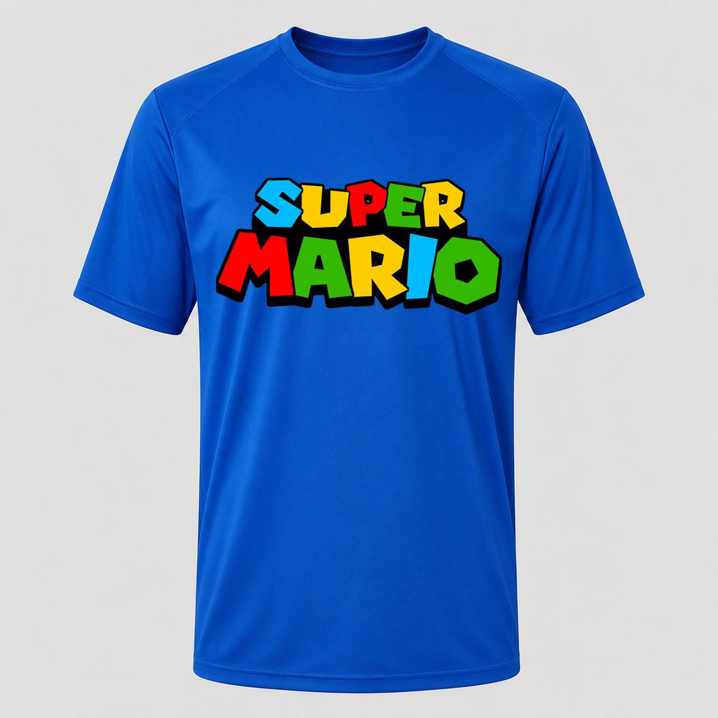 Men's Super Mario Performance T-Shirt - Royal Blue