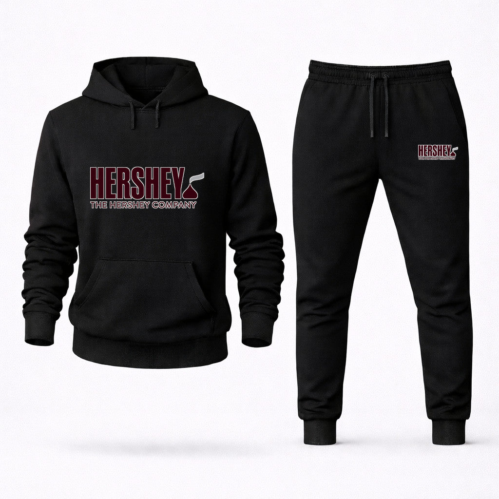 Hershey Hoodie and Joggers Set - Black