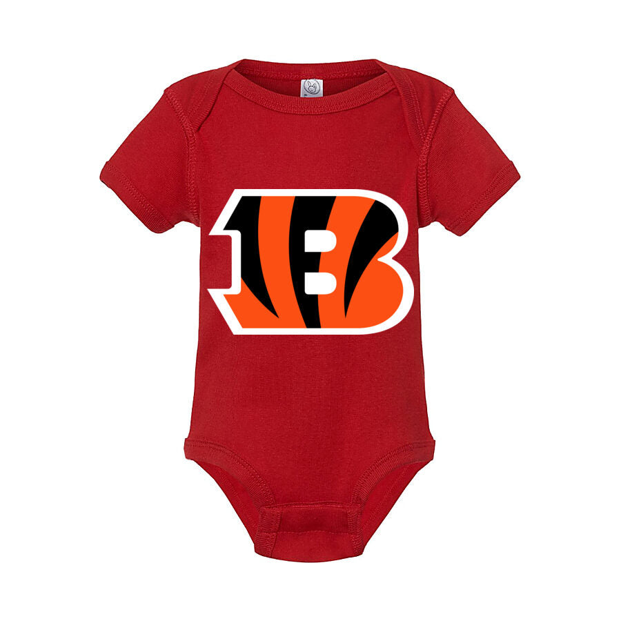 Cincinnati Bengals Baby Romper Onesie - Red