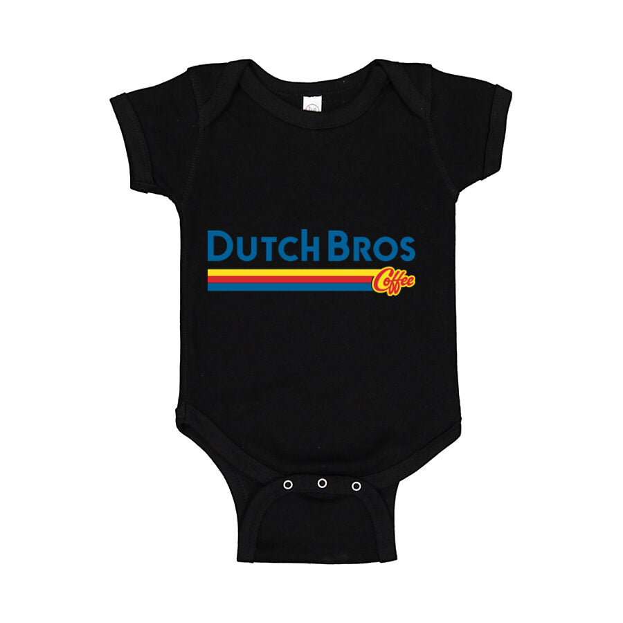 Dutch Bros Coffee Baby Romper Onesie - Black