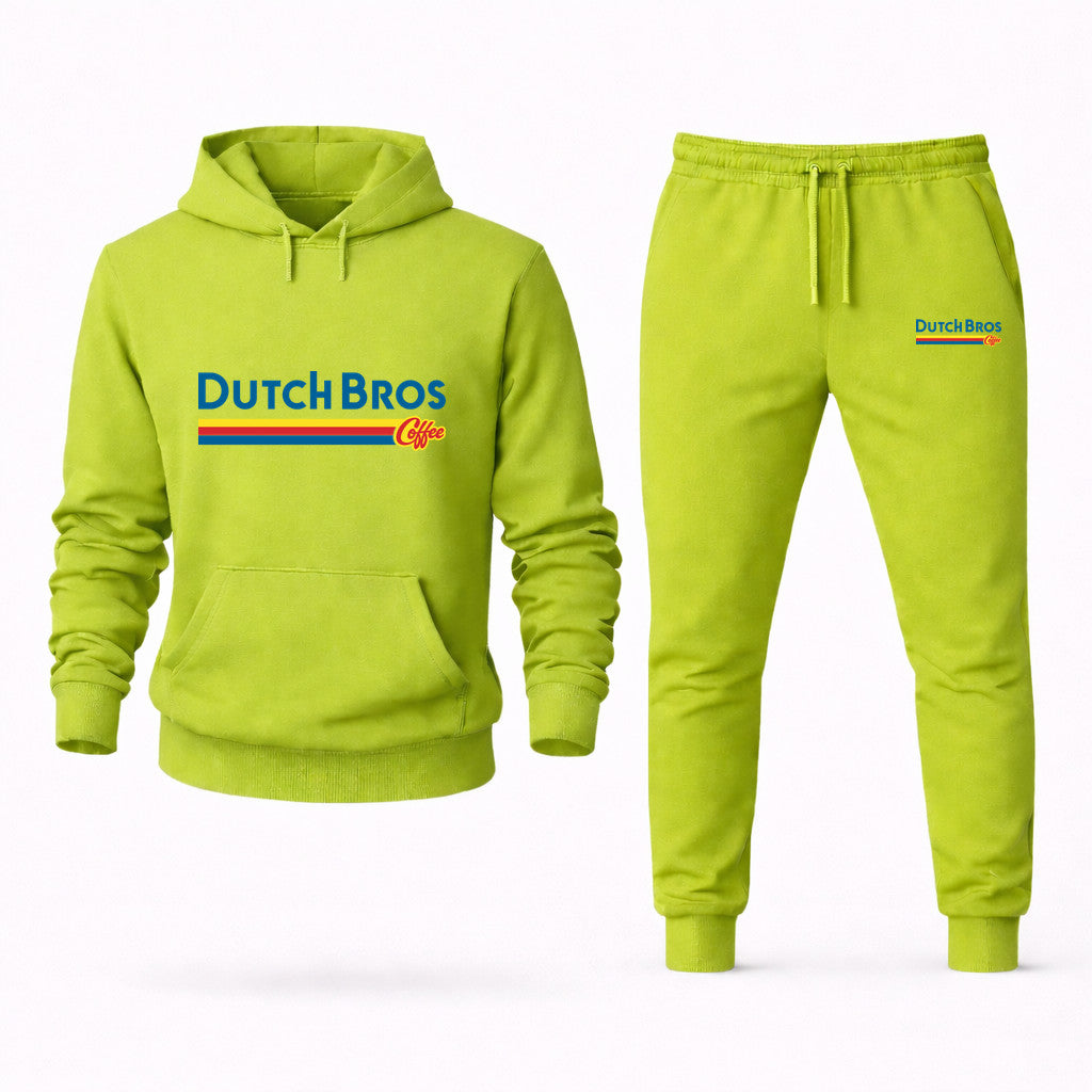 Dutch Bros Coffee Hoodie and Joggers Set - Lime Green