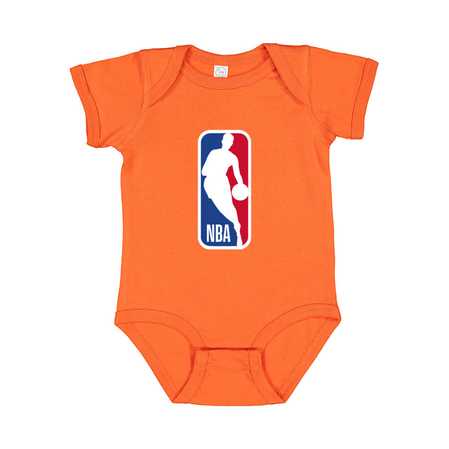 NBA Logo Baby Romper Onesie - Orange