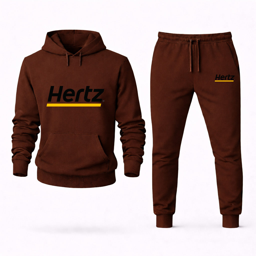 Hertz Hoodie and Joggers Set - Brown