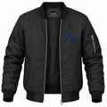 Men's Kansas City Royals Lightweight Bomber Jacket - Black