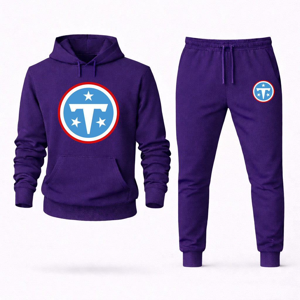 Tennessee Titans Hoodie and Joggers Set - Purple