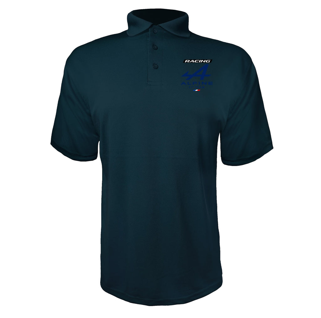 Alpine F1 Team Navy polyester polo