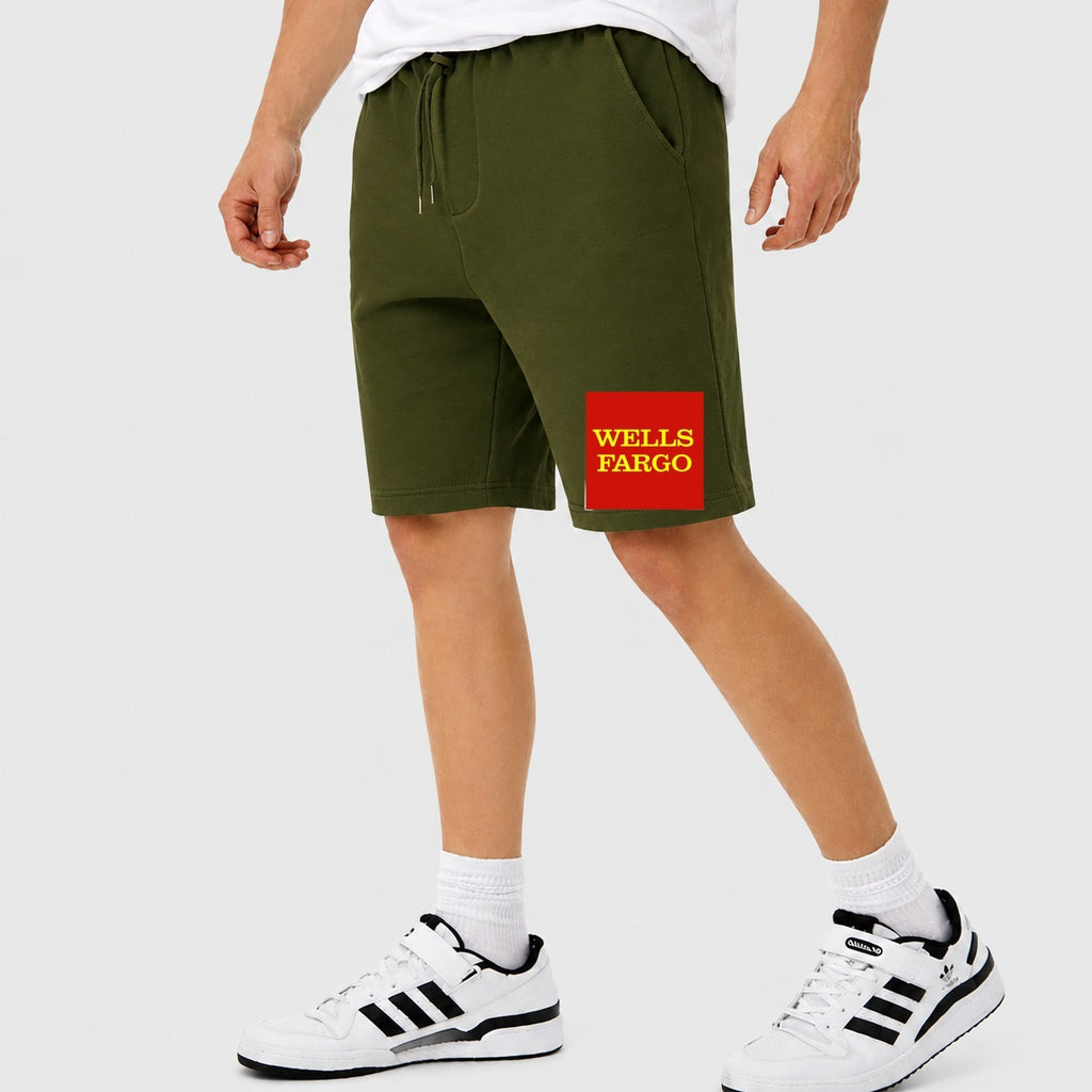 Men's Wells Fargo Cotton Shorts - Army Green