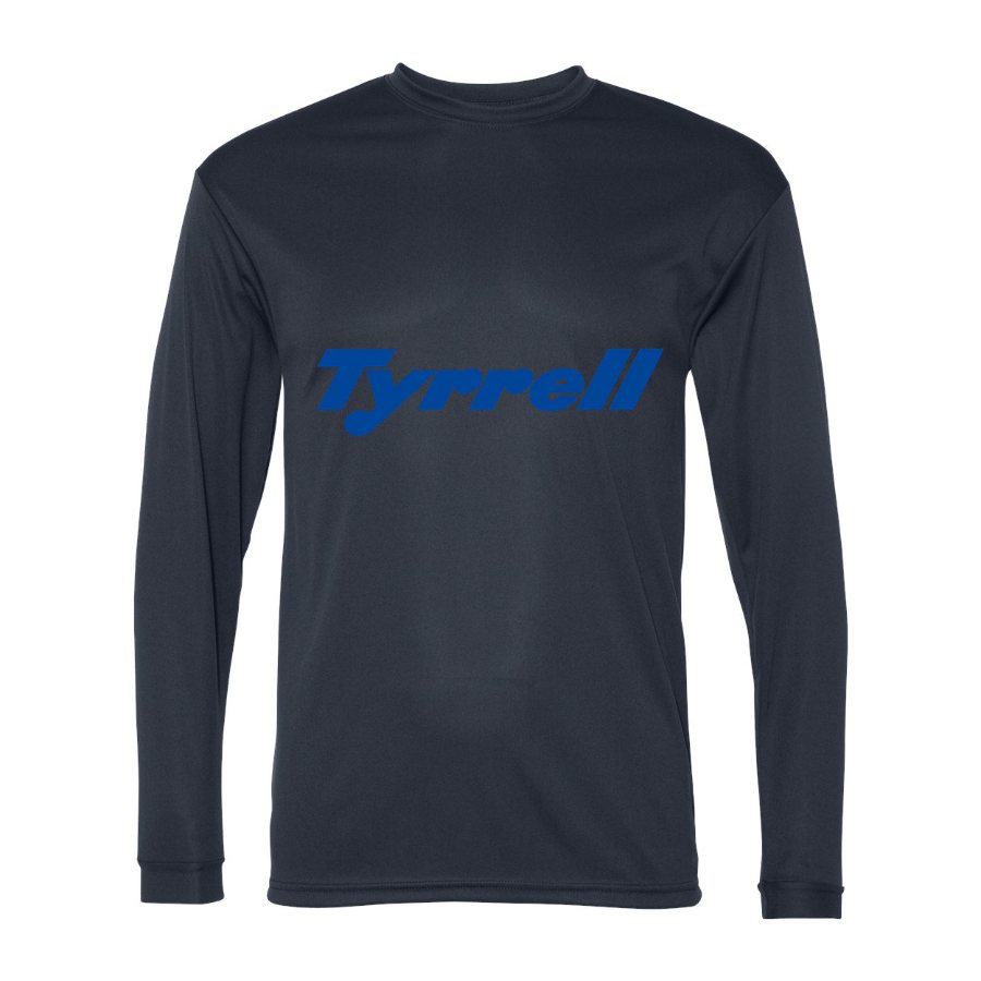 Men's Tyrrell Polyester Long Sleeve T-Shirt - Navy