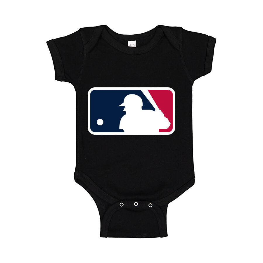 Major League Baseball Baby Romper Onesie - Black