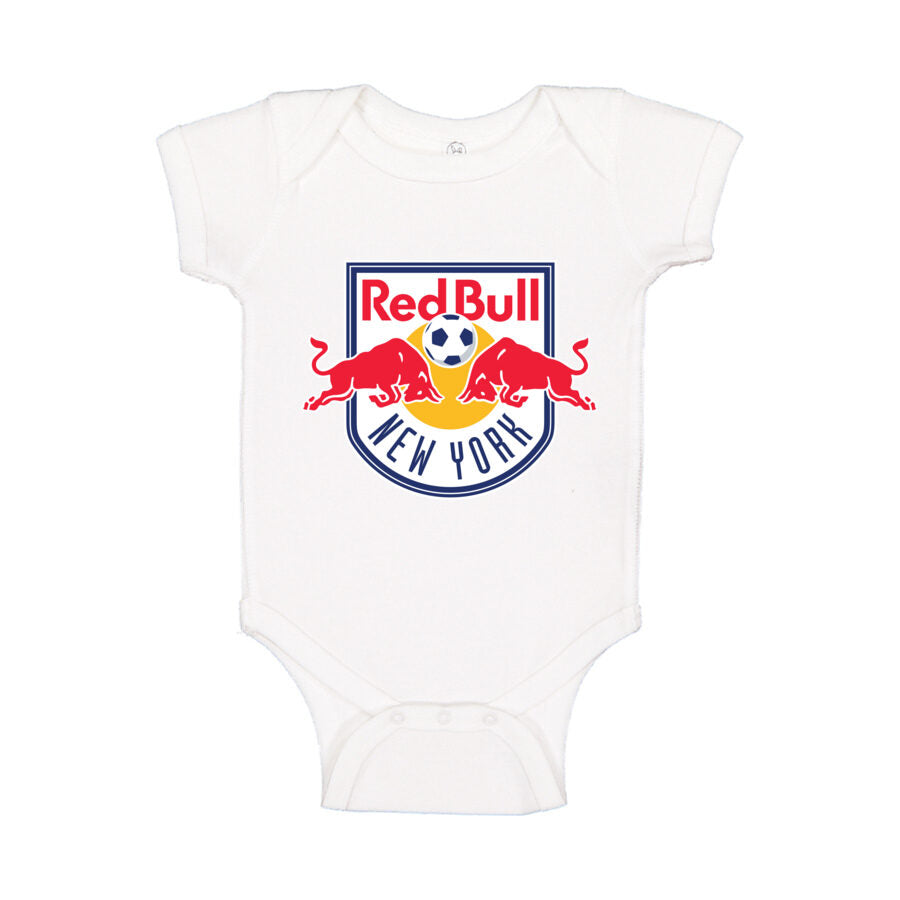 New York Red Bulls Baby Romper Onesie - White