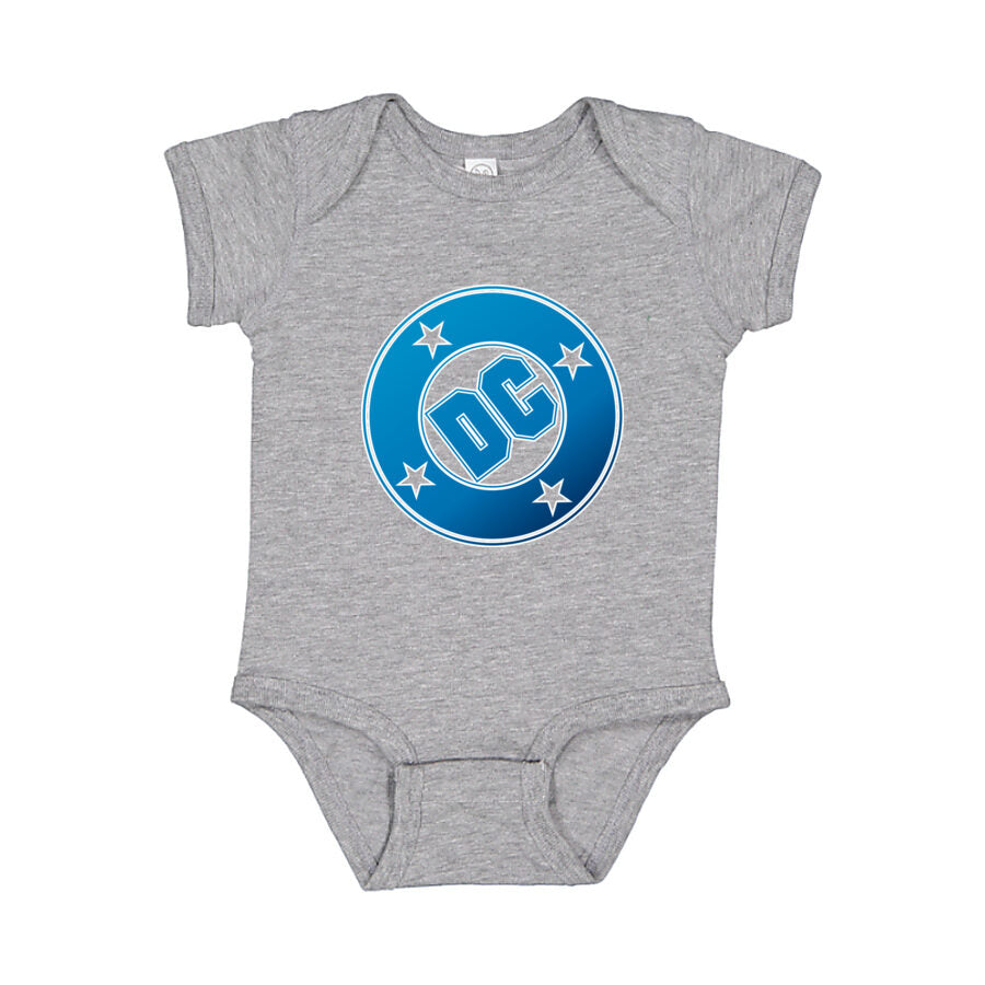 DC Comics Baby Romper Onesie - Gray