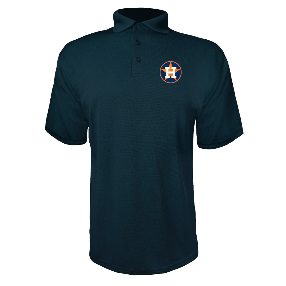 Men's Houston Astros Polyester Polo - Navy
