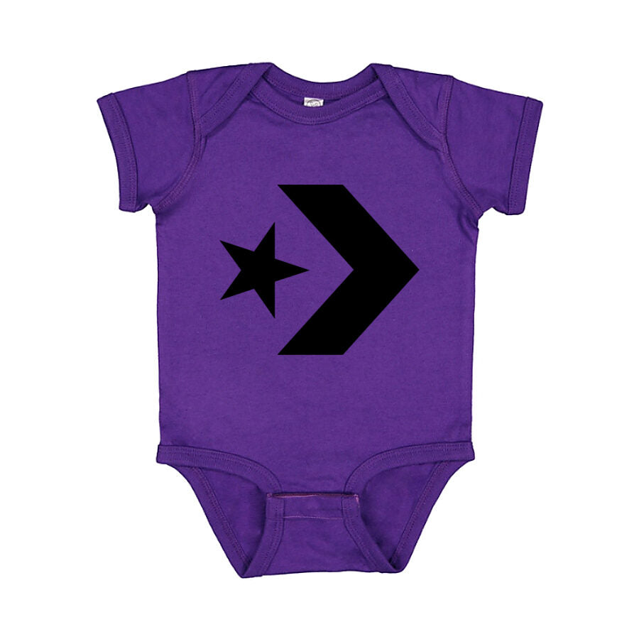 Converse Baby Romper Onesie - Purple