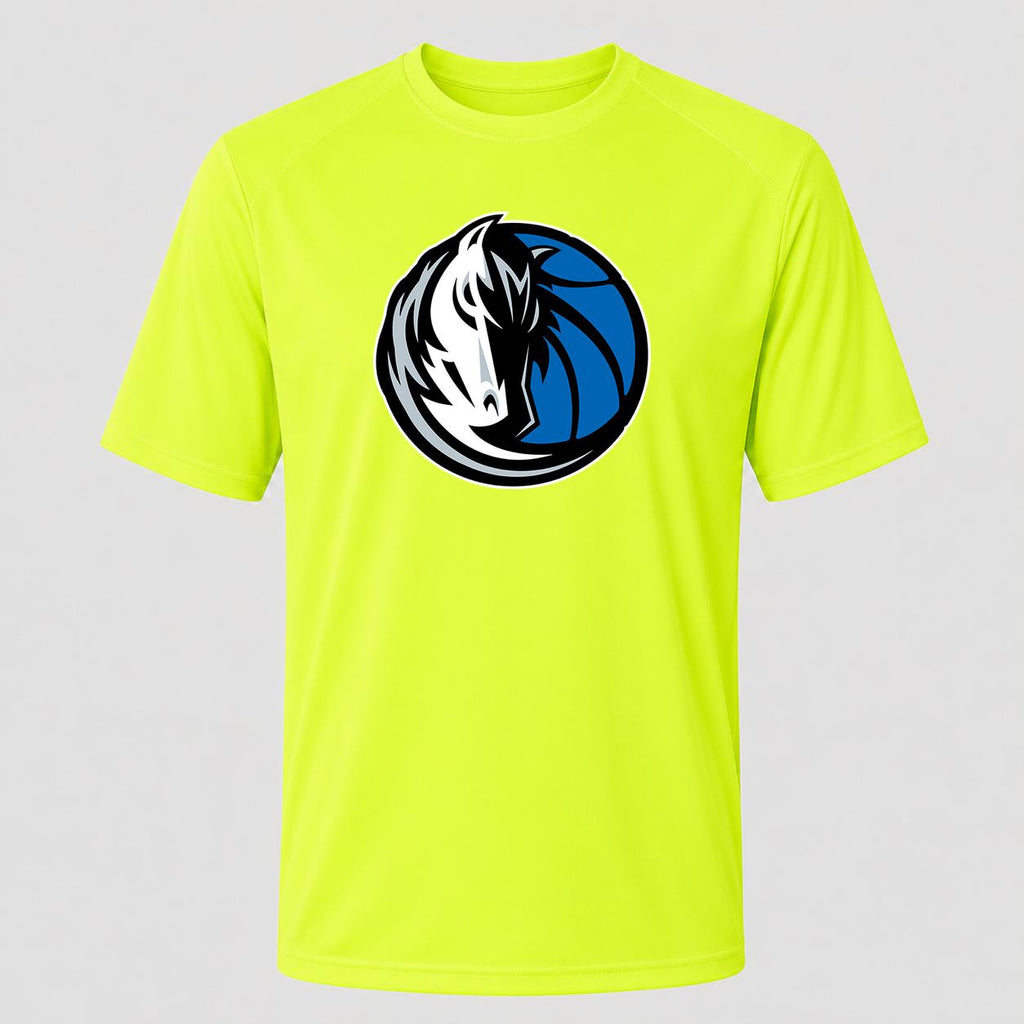 Men's Dallas Mavericks Performance T-Shirt - Safety Green